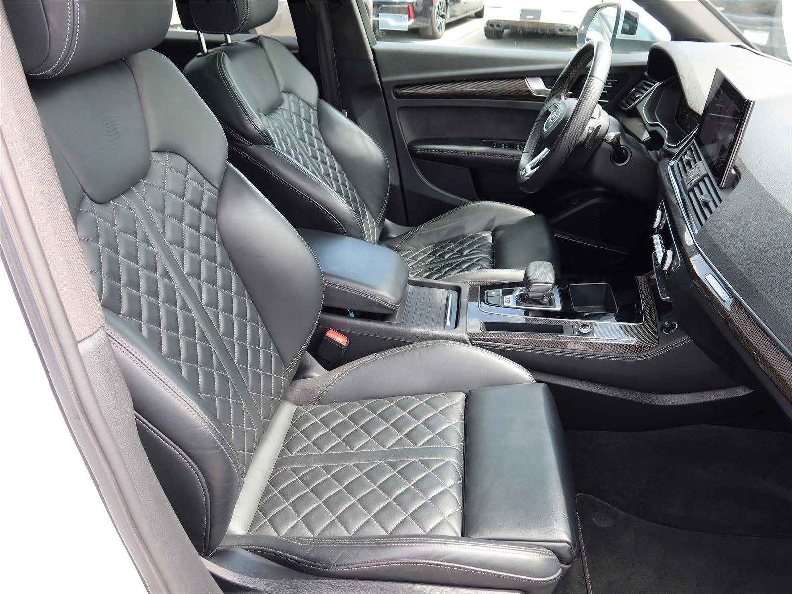 Used 2021 Glacier White Metallic Audi Premium Plus image 7