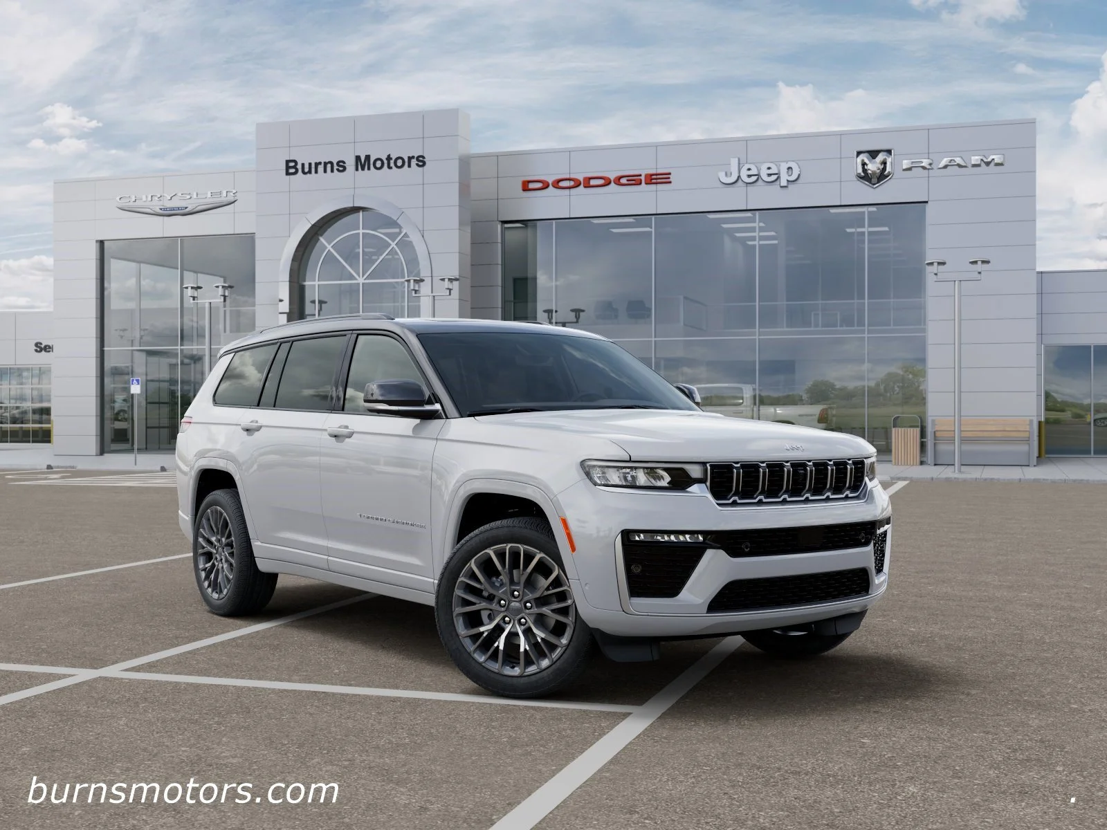New 2026 Bright White Clear-Coat Exterior Paint Jeep Summit image 5
