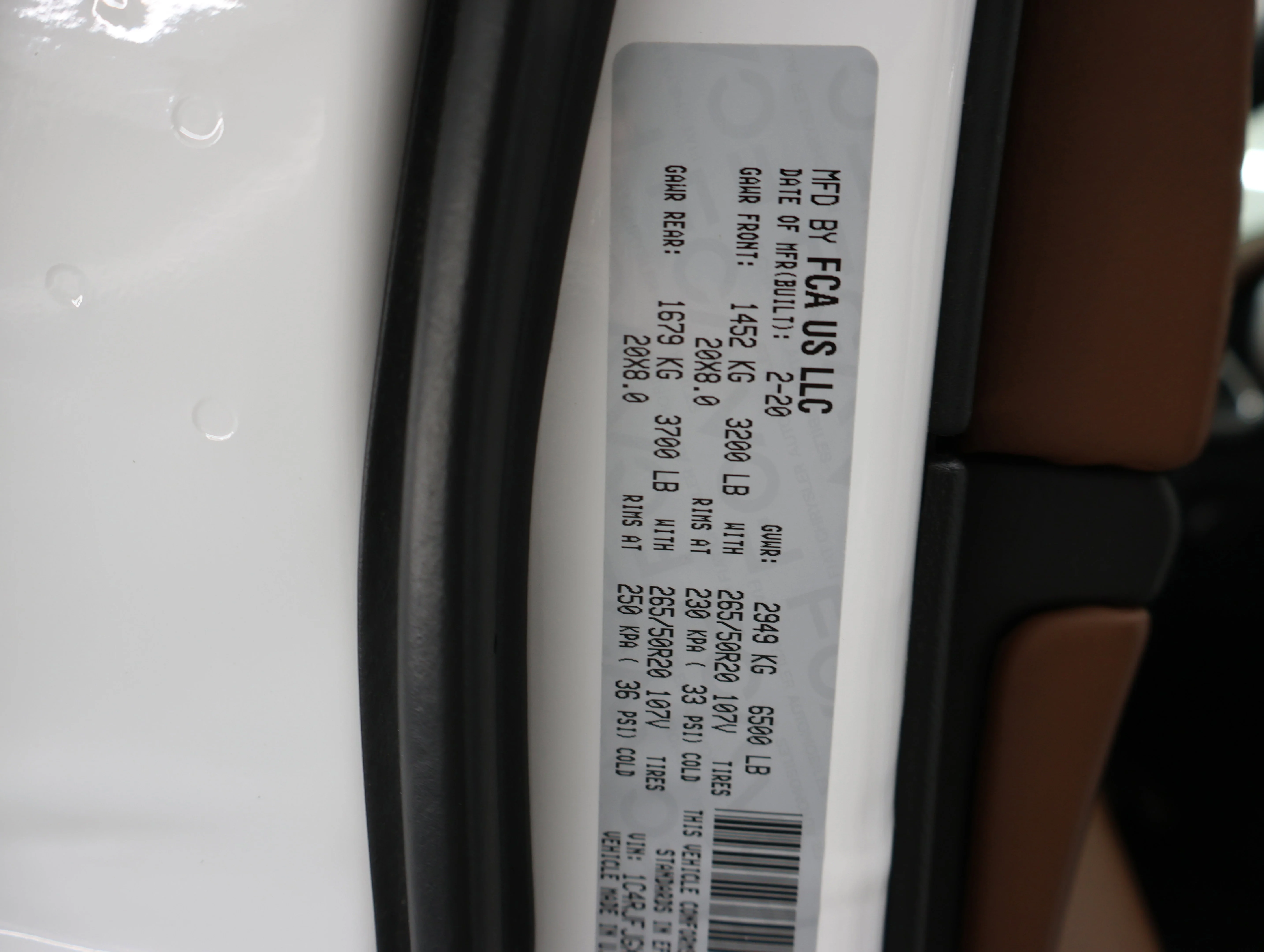 Used 2020 Bright White Clearcoat Jeep Summit image 64