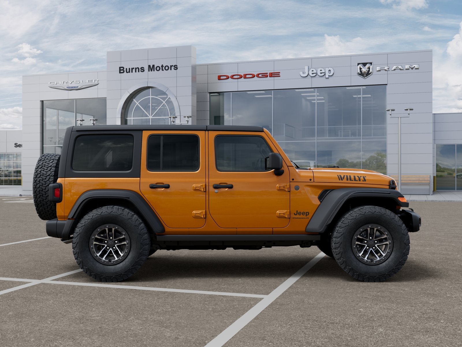 New 2026 Goldilocks Exterior Paint Jeep Willys 4-Door XTREME image 47