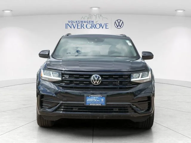 Certified 2023 Volkswagen Atlas Cross Sport SEL R-Line Black with VIN 1V2SE2CA3PC219116 for sale in Inver Grove Heights, Minnesota