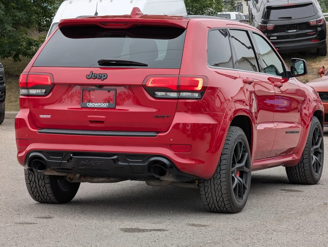Certified Used 2020 Red Jeep SRT - - 4x4 - Command View Sunroof - Rear DVD - Trailer Tow - 2 Sets Wheels & Tires & More! image 8