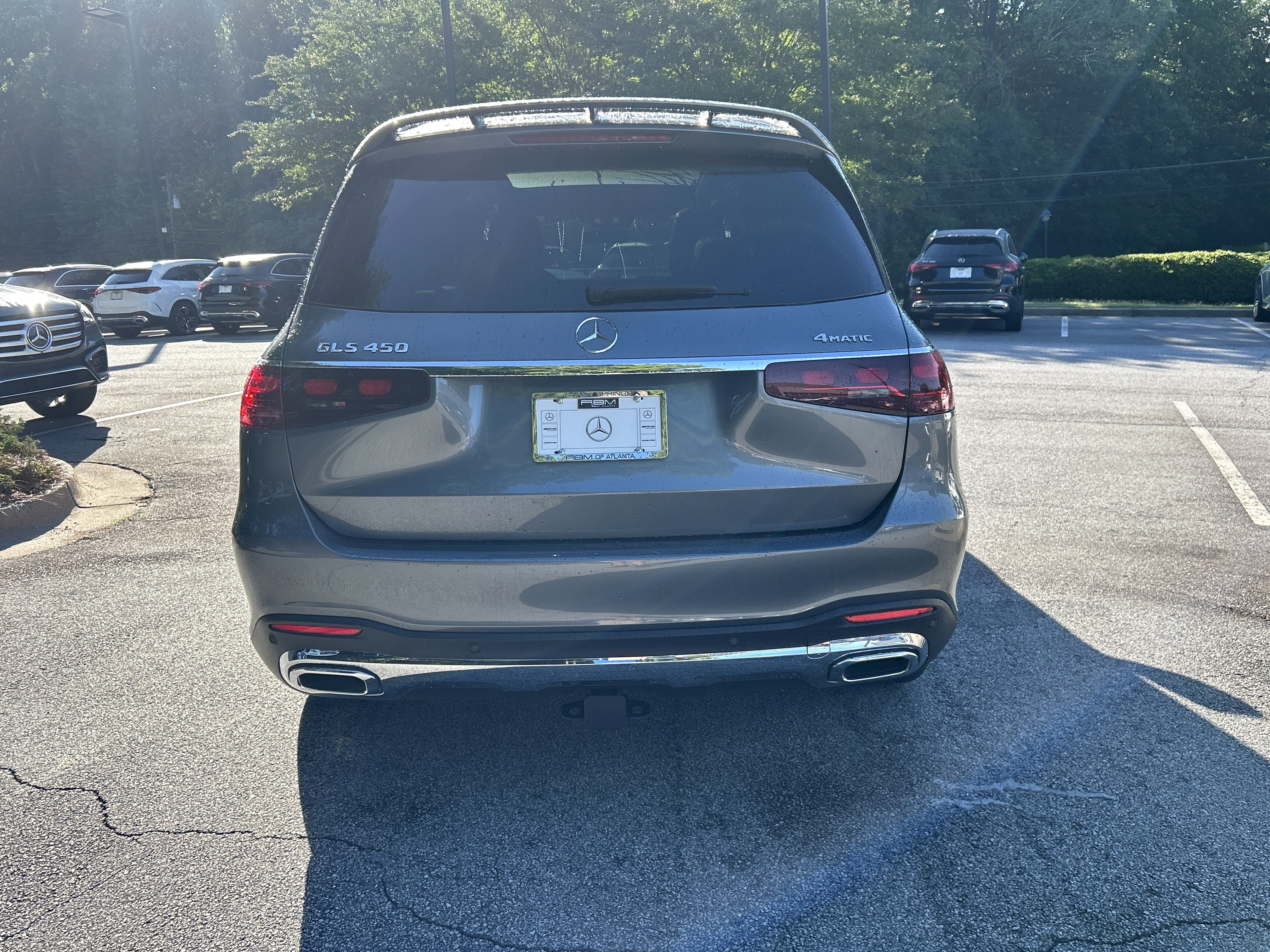 Certified Used 2025 Selenite Grey Metallic Mercedes-Benz GLS 450 4MATIC® SUV image 8