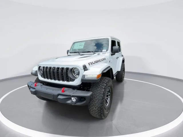 New 2025 Bright White Clear-Coat Exterior Paint Jeep Rubicon X image 4