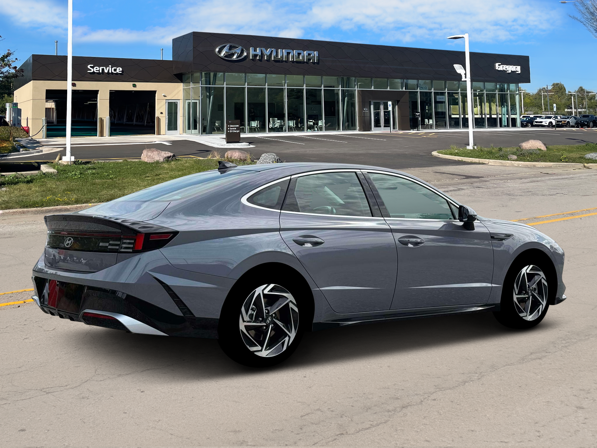 New 2026 Blue Hyundai SEL Sport image 8