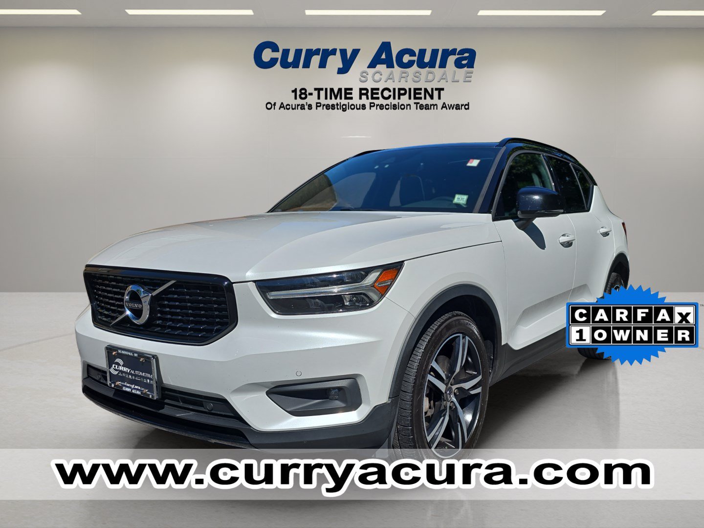 Used 2021 White Volvo T5 AWD R-Design image 1
