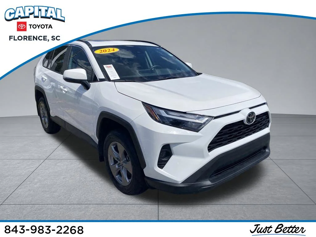 Used 2024 White Toyota XLE image 1