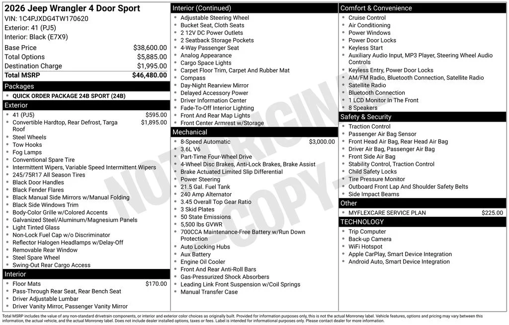 New 2026 41 Exterior Paint Jeep Sport image 10