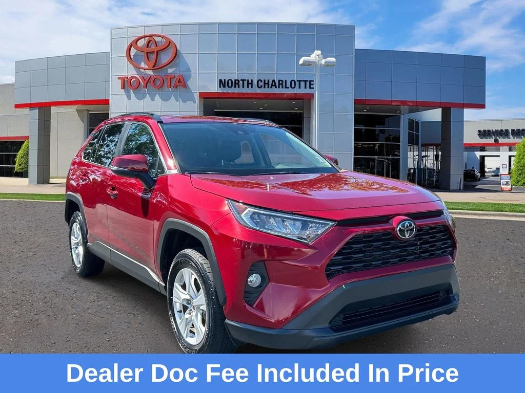 Certified Used 2021 Red Toyota XLE image 1