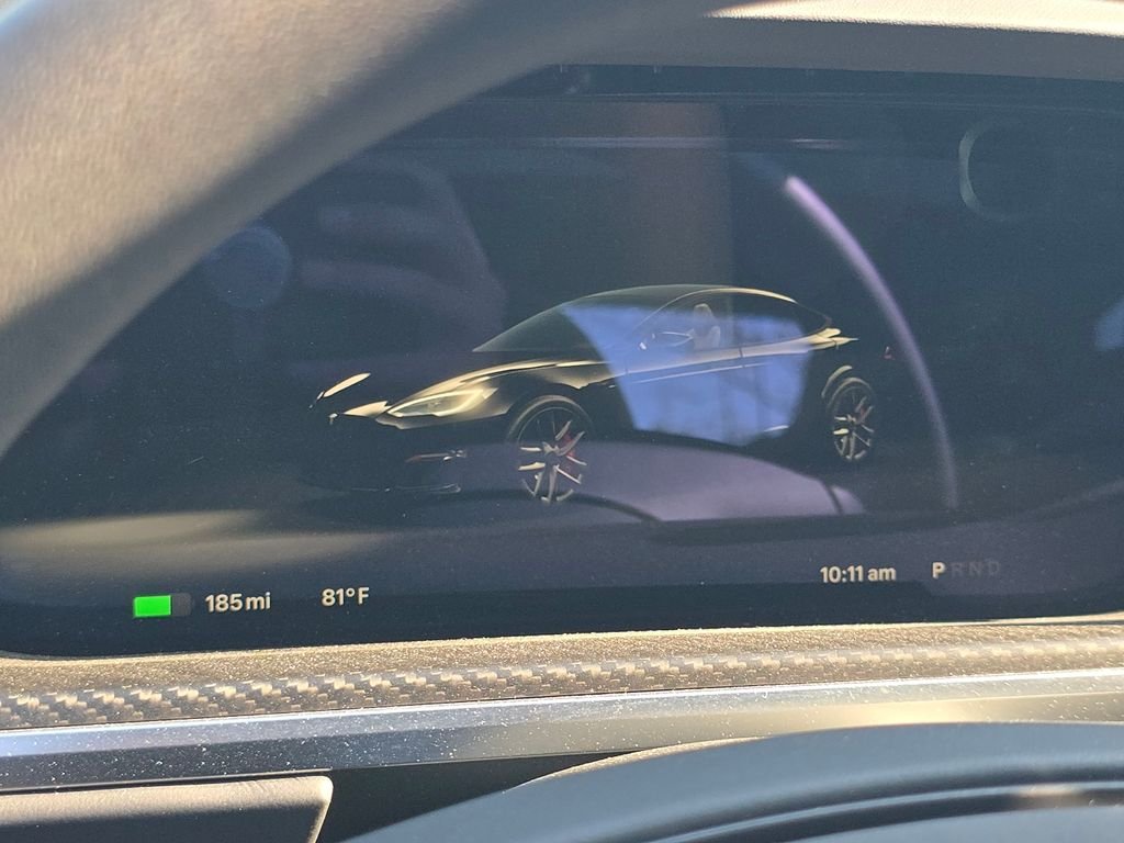 Used 2024 Solid Black Tesla Plaid image 24