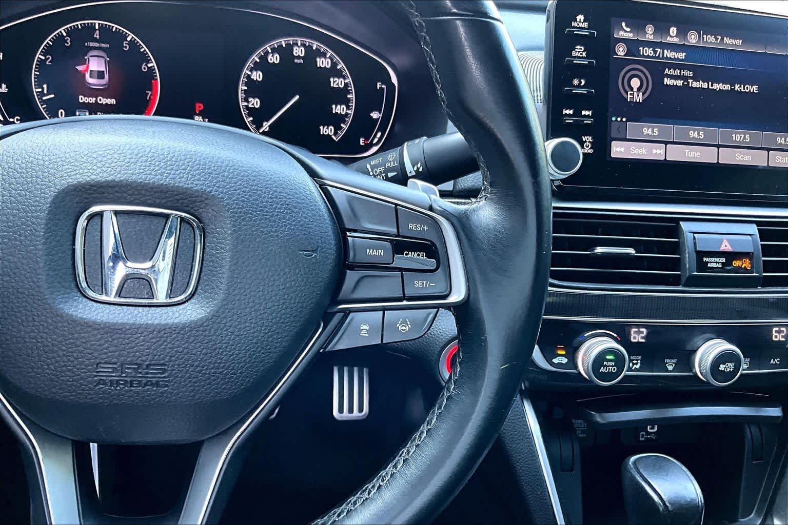 Used 2019 Platinum White Pearl Honda Sport 1.5T image 25