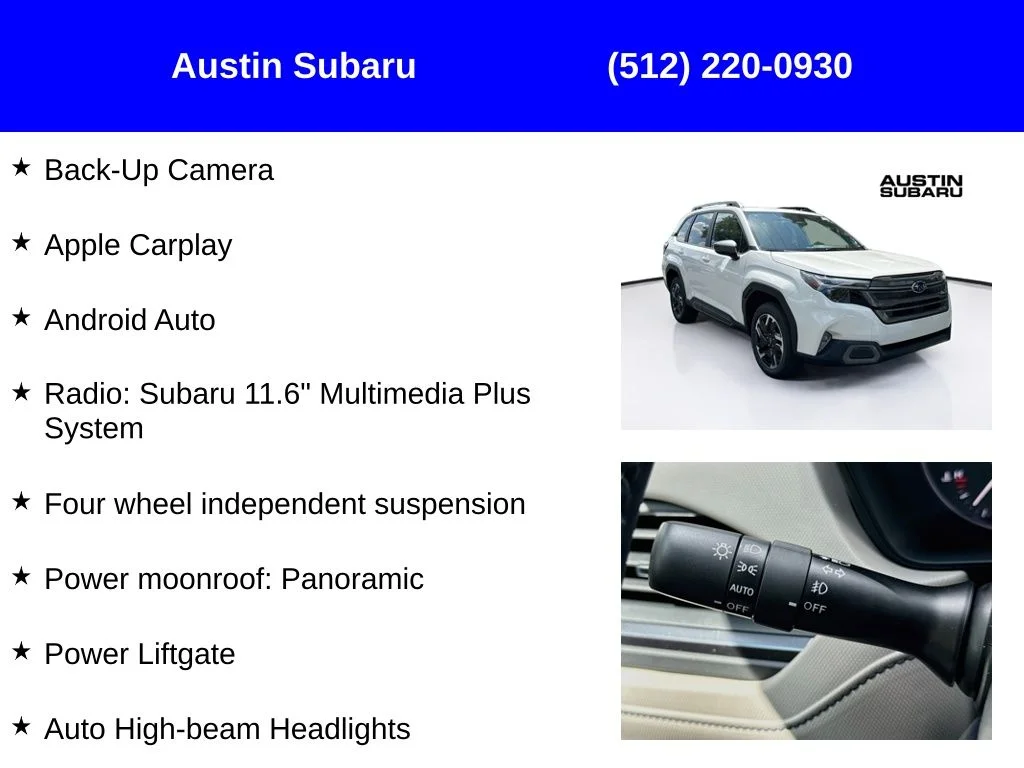 New 2026 White Subaru Limited image 9