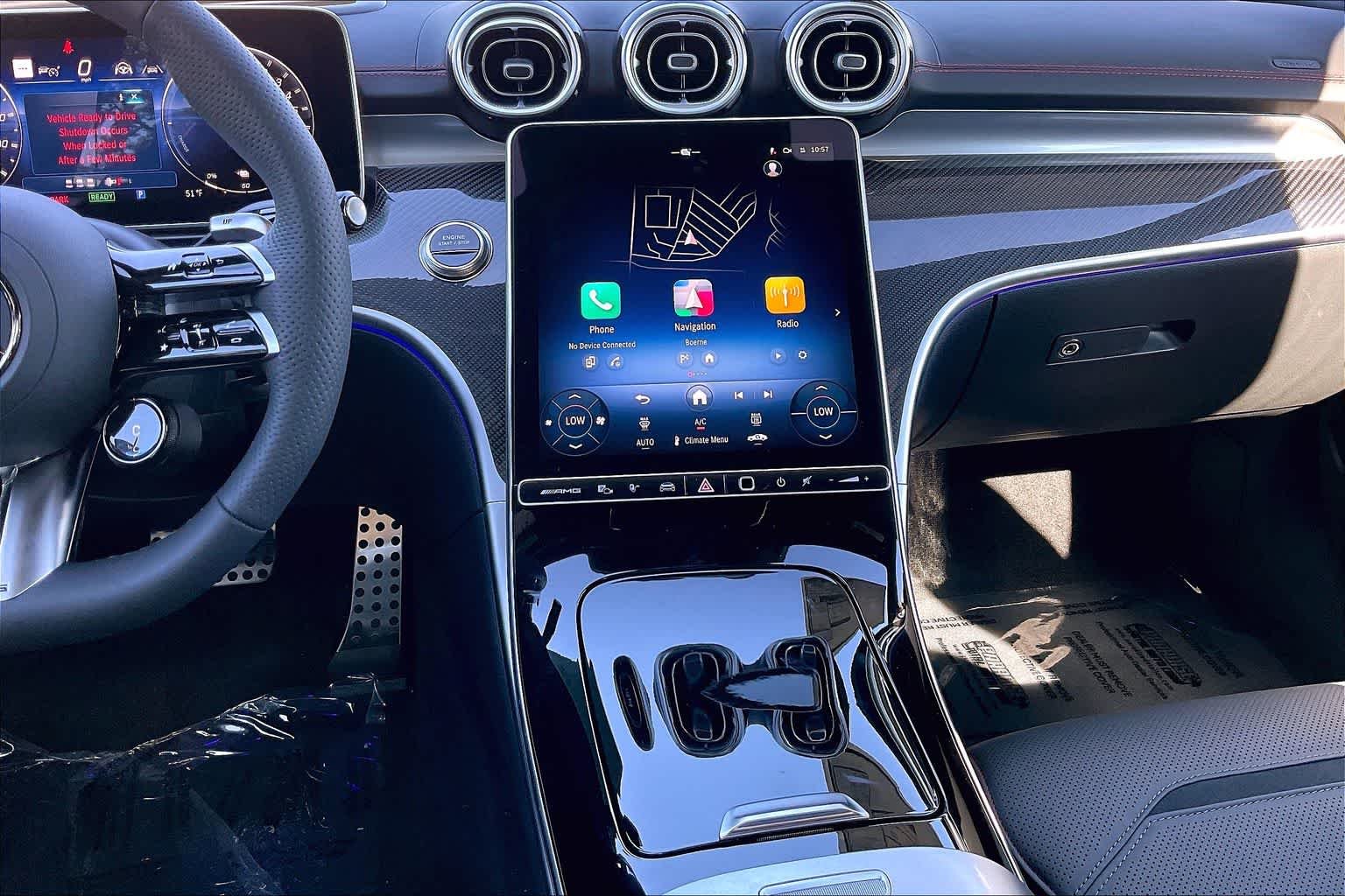 New 2026 Obsidian Black Metallic Mercedes-Benz AMG® C 63 S E Performance Sedan image 8