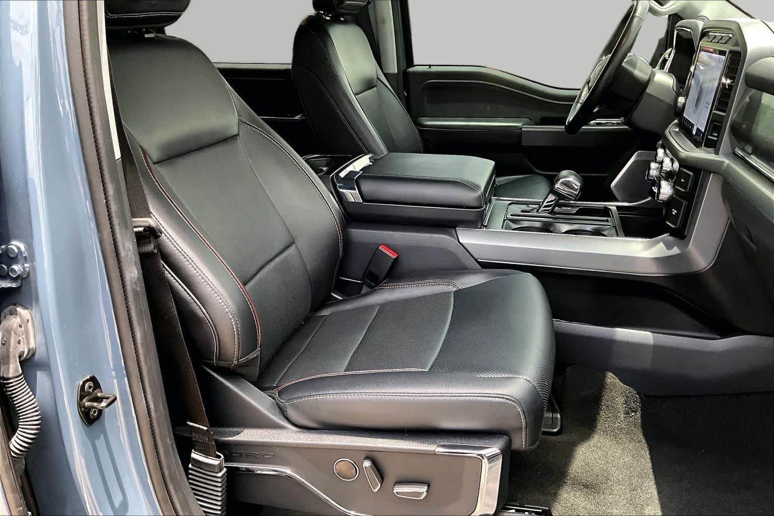 Used 2023 Azure Gray Metallic Tri-Coat Ford LARIAT image 9