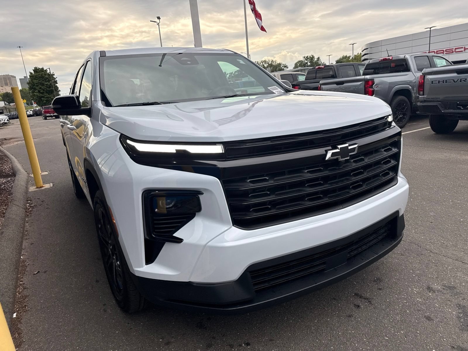 New 2027 Polar White Tricoat Chevrolet LT Midnight Edition with Evotex Seating image 4