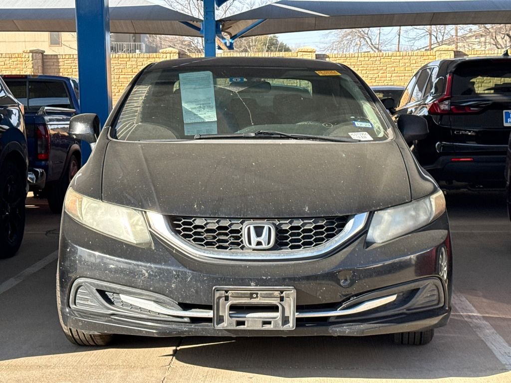Used 2013 Honda Civic LX with VIN 2HGFB2F59DH597395 for sale in North Richland Hills, TX
