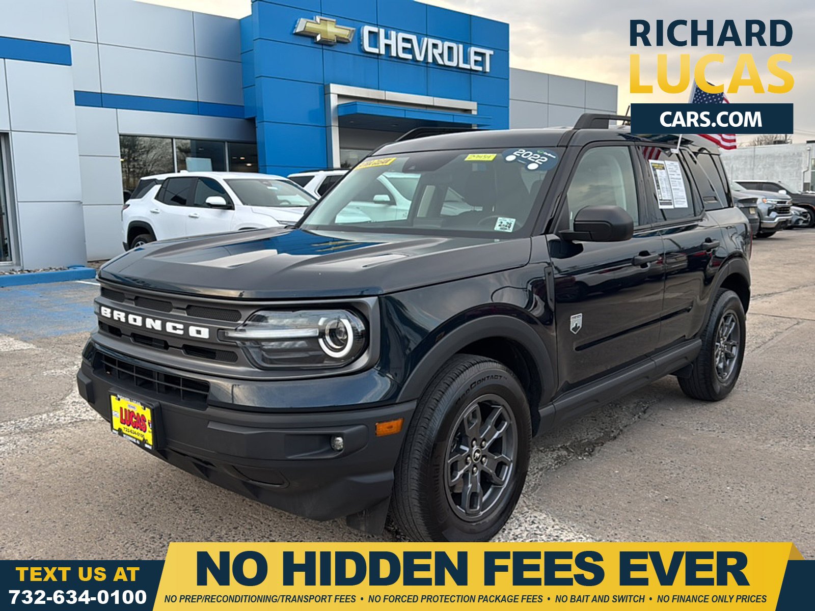 Alto Blue Metallic Tinted Clearcoat 2022 Ford Bronco Sport Big Bend AWD SUV / Crossover All-Wheel Drive