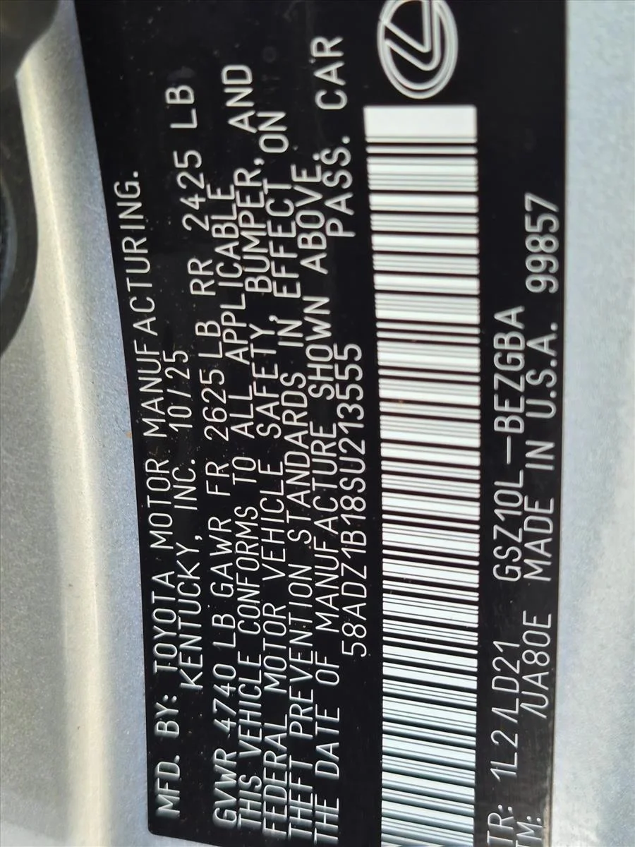 Certified Used 2025 Iridium Lexus  image 15
