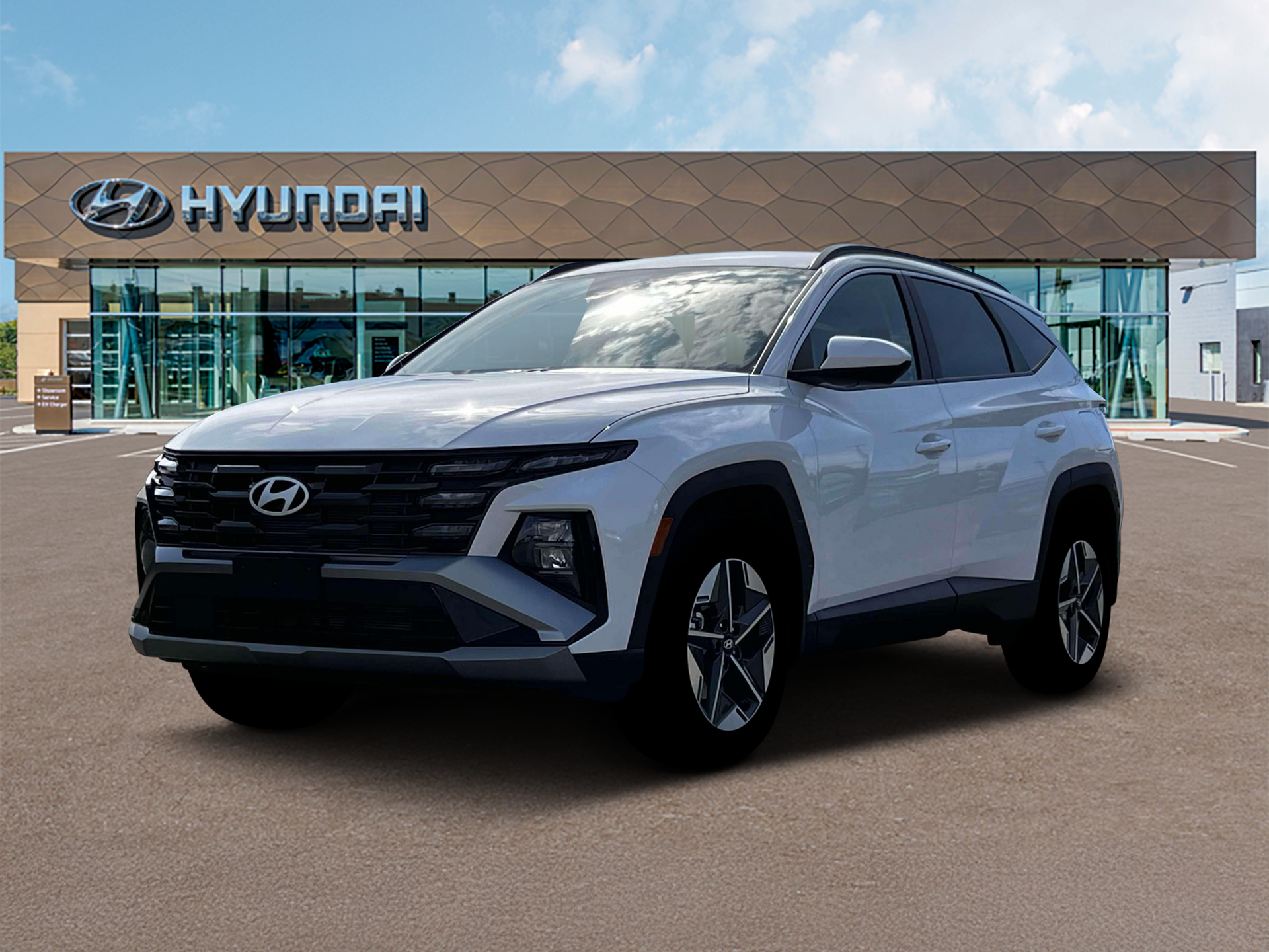New 2026 White Hyundai SEL AWD image 1
