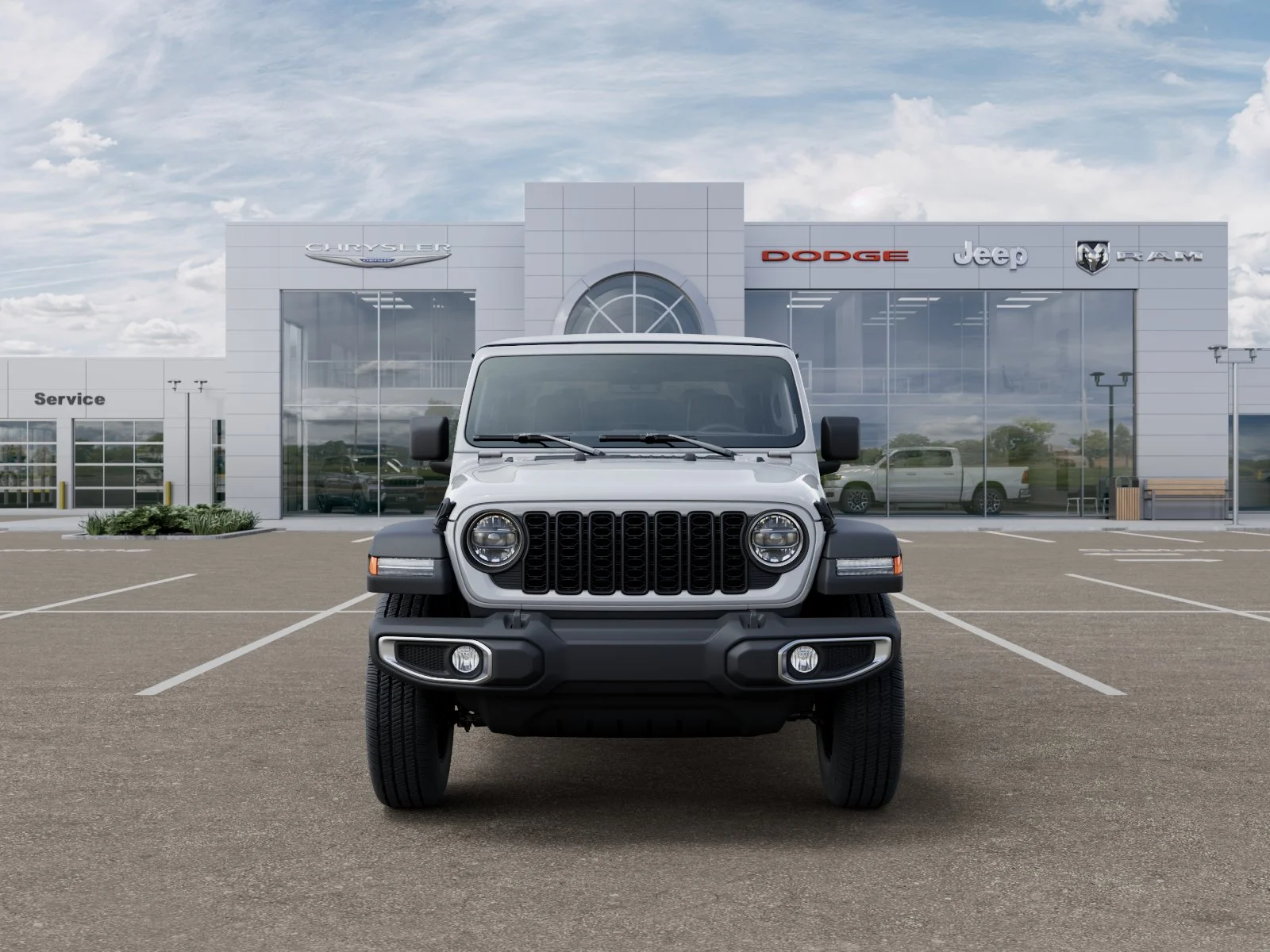 New 2026 Bright White Clearcoat Jeep Sport S image 32