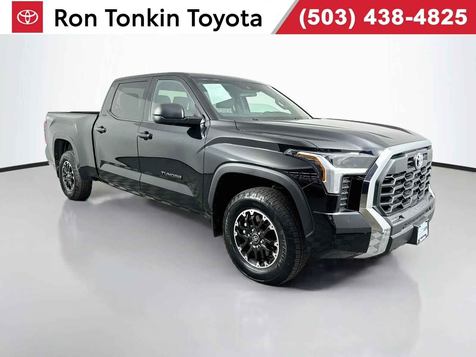 Certified Used 2025 Black Toyota SR5 image 1