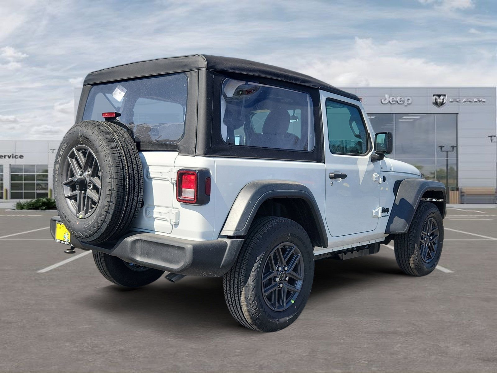 New 2026 Bright White Clear-Coat Exterior Paint Jeep Sport image 5