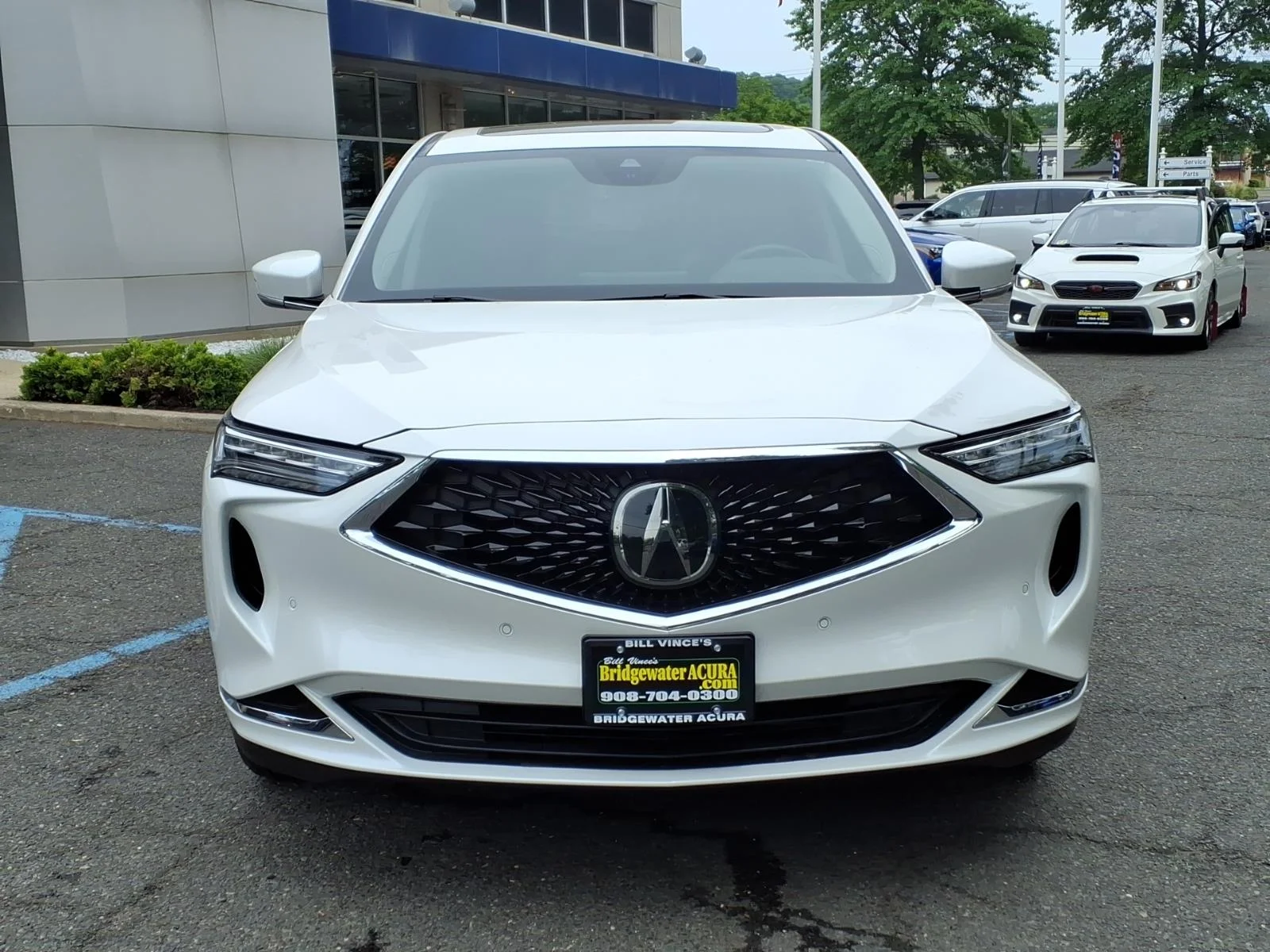 Used 2023 Platinum White Pearl Acura SH-AWD TECH image 2