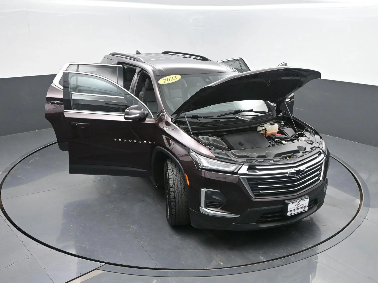 Used 2022 Black Cherry Metallic Chevrolet LT Leather image 48
