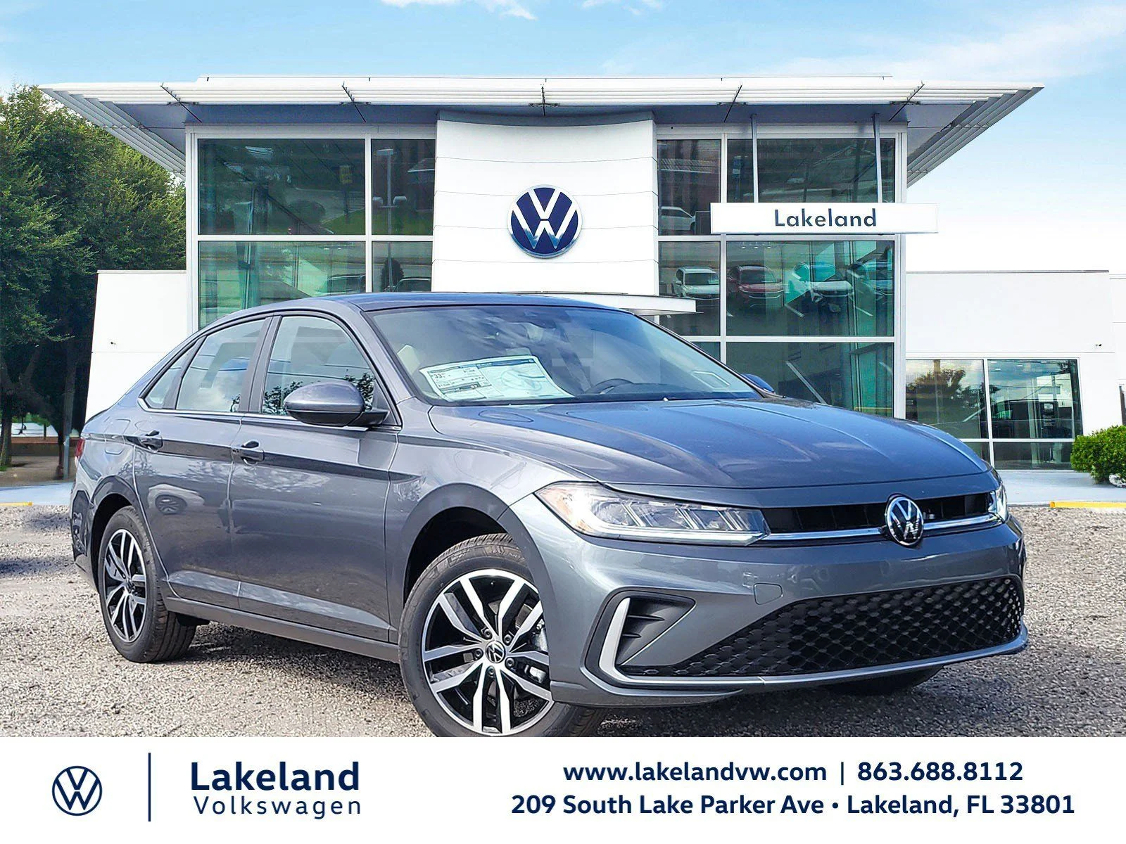 New 2026 Platinum Gray Metallic Volkswagen 1.5T SE image 1