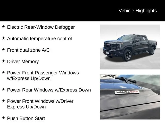 Certified Used 2025 Titanium Rush Metallic GMC AT4 image 15