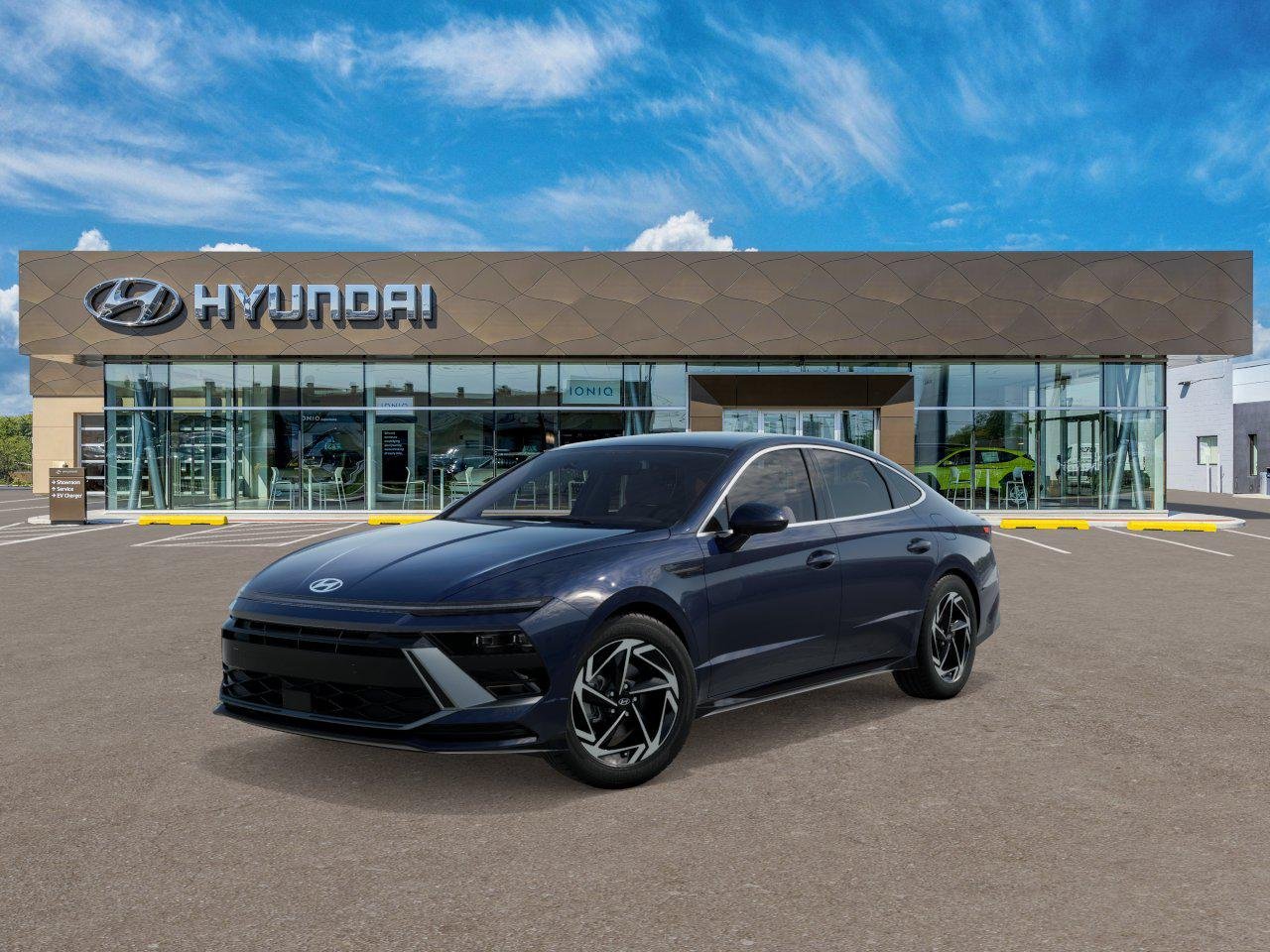 New 2026 Carbon Blue Hyundai SEL Sport image 1