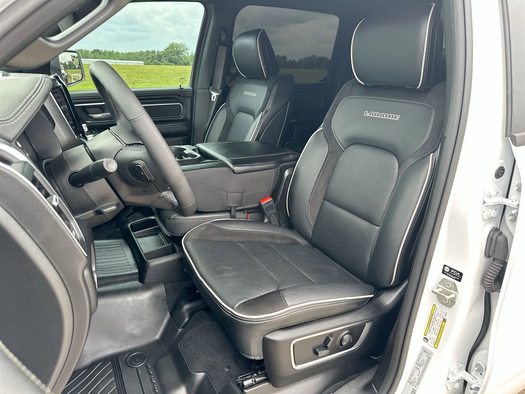 Used 2025 Bright White Clearcoat Ram Laramie image 11
