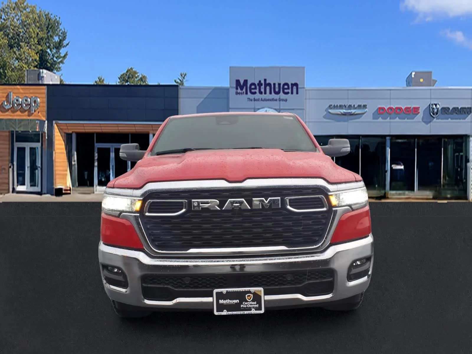 Used 2025 Flame Red Clearcoat Ram Big Horn image 10