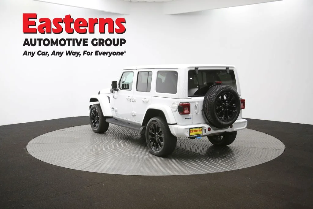 Used 2021 White Jeep Unlimited Sahara High Altitude 4xe image 65