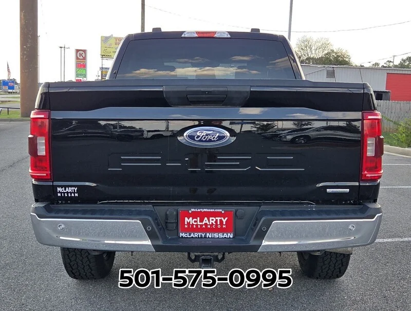 Used 2022 Agate Black Metallic FORD XLT 4WD SUPERCREW 5.5