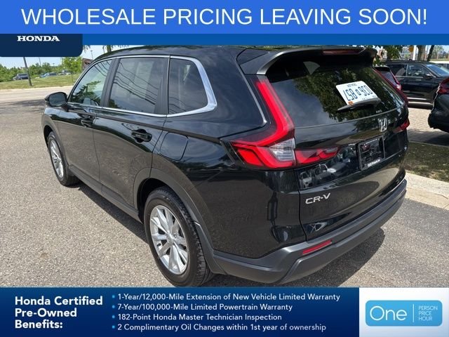 Certified Used 2025 Crystal Black Pearl Honda 1.5T AWD EX image 11