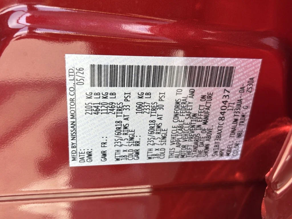 New 2026 Scarlet Ember Tintcoat Nissan SV image 22
