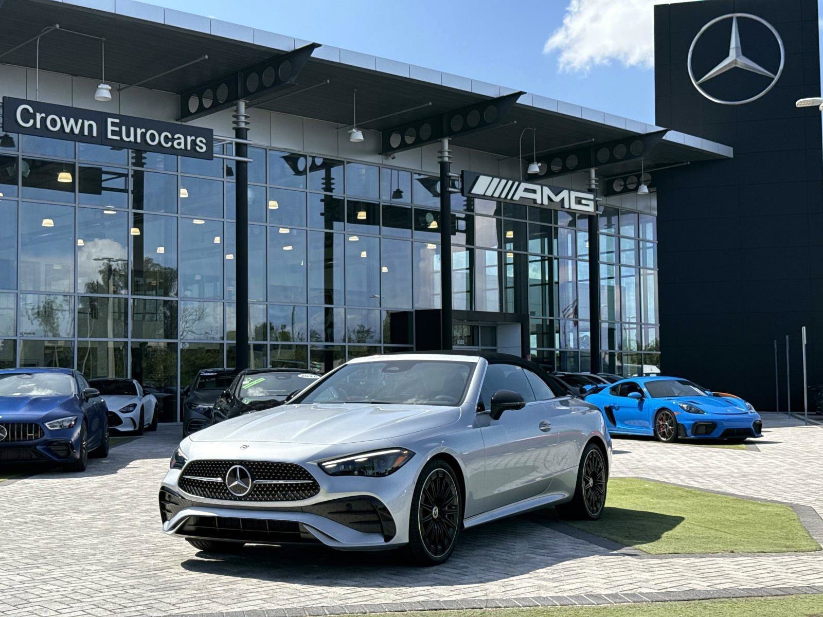 Silver Metallic 2027 Mercedes-Benz CLE Convertible All-Wheel Drive 