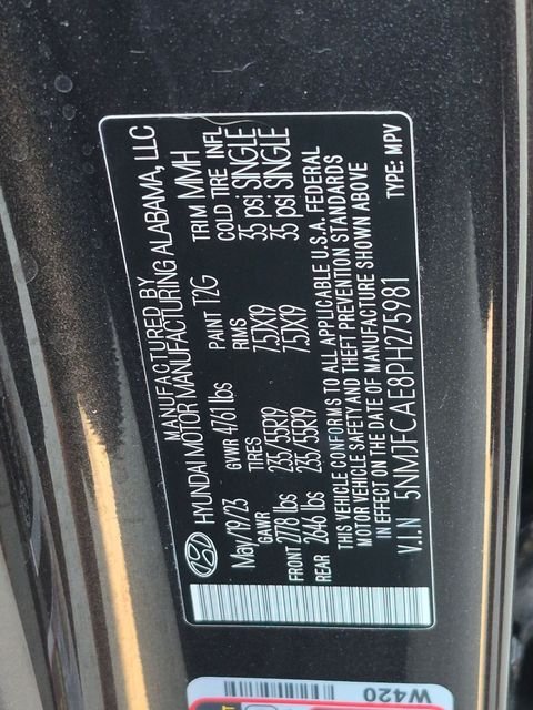 Used 2023 Gray Hyundai SEL image 32