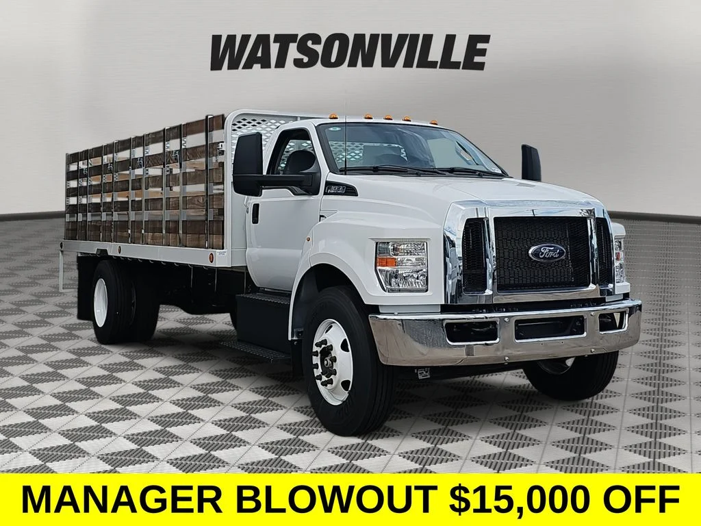 New 2024 Oxford White Ford F-650 SD Gas Straight Frame image 1