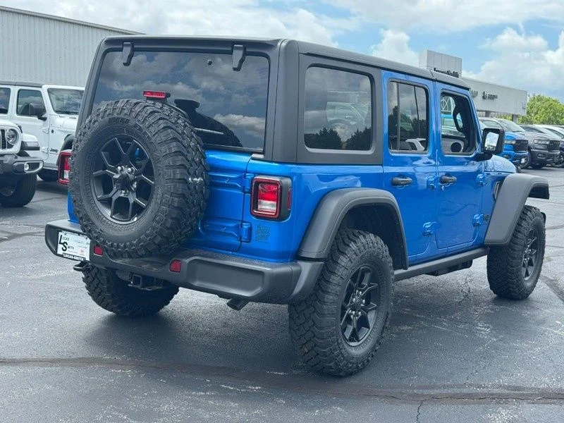 New 2026 Hydro Blue Pearl-Coat Exterior Paint Jeep Willys image 3