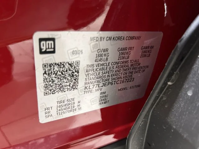 New 2026 Red Chevrolet 2RS image 28