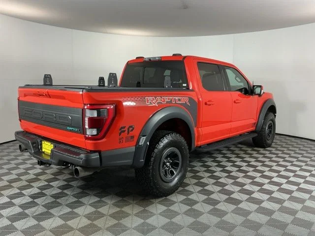 Used 2021 Orange Ford Raptor image 4