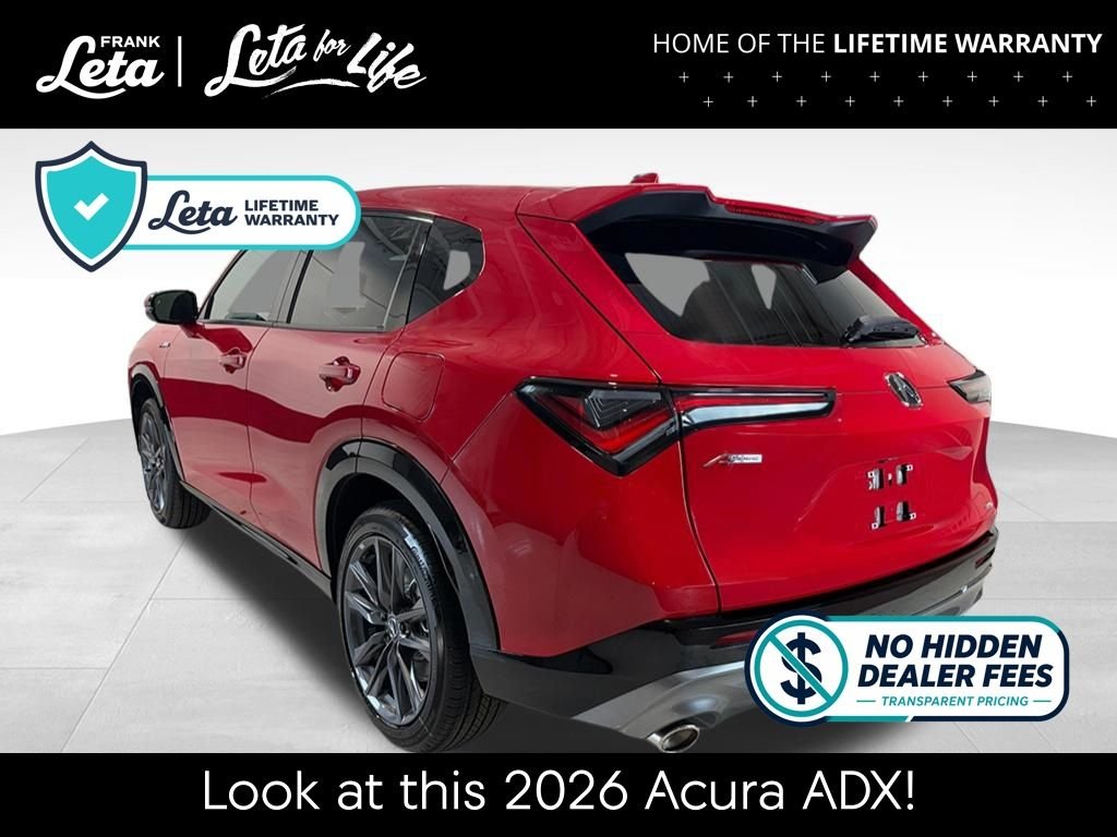 New 2026 Milano Red Acura w/A-Spec Package image 3