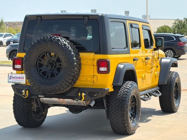 Used 2018 Yellow Jeep Unlimited Sport image 8