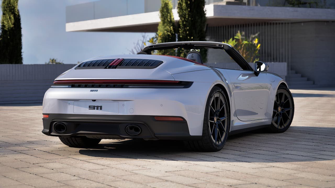 New 2027 Ice Grey Metallic Porsche Carrera T Cabriolet image 9