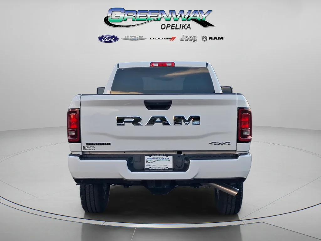 New 2026 Bright White Clear-Coat Exterior Paint RAM Big Horn image 4