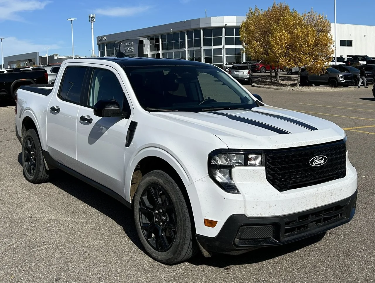 Used 2025 White Ford XLT SuperCrew   AWD image 7