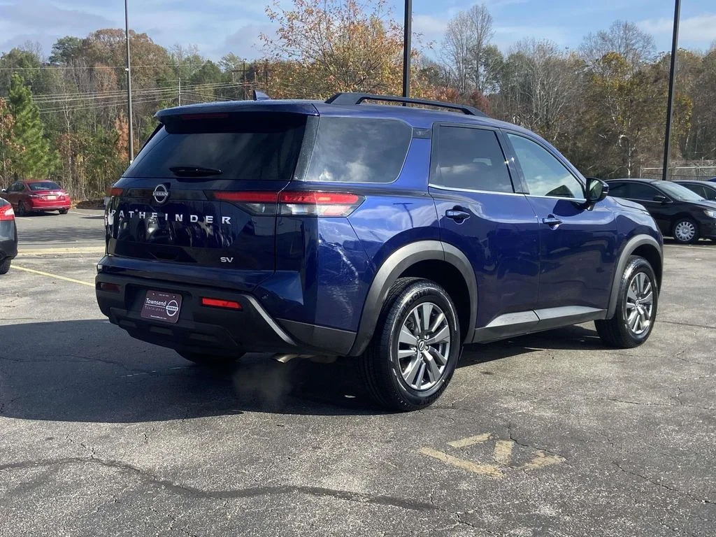 Certified Used 2024 Deep Ocean Blue Pearl Nissan SV image 3