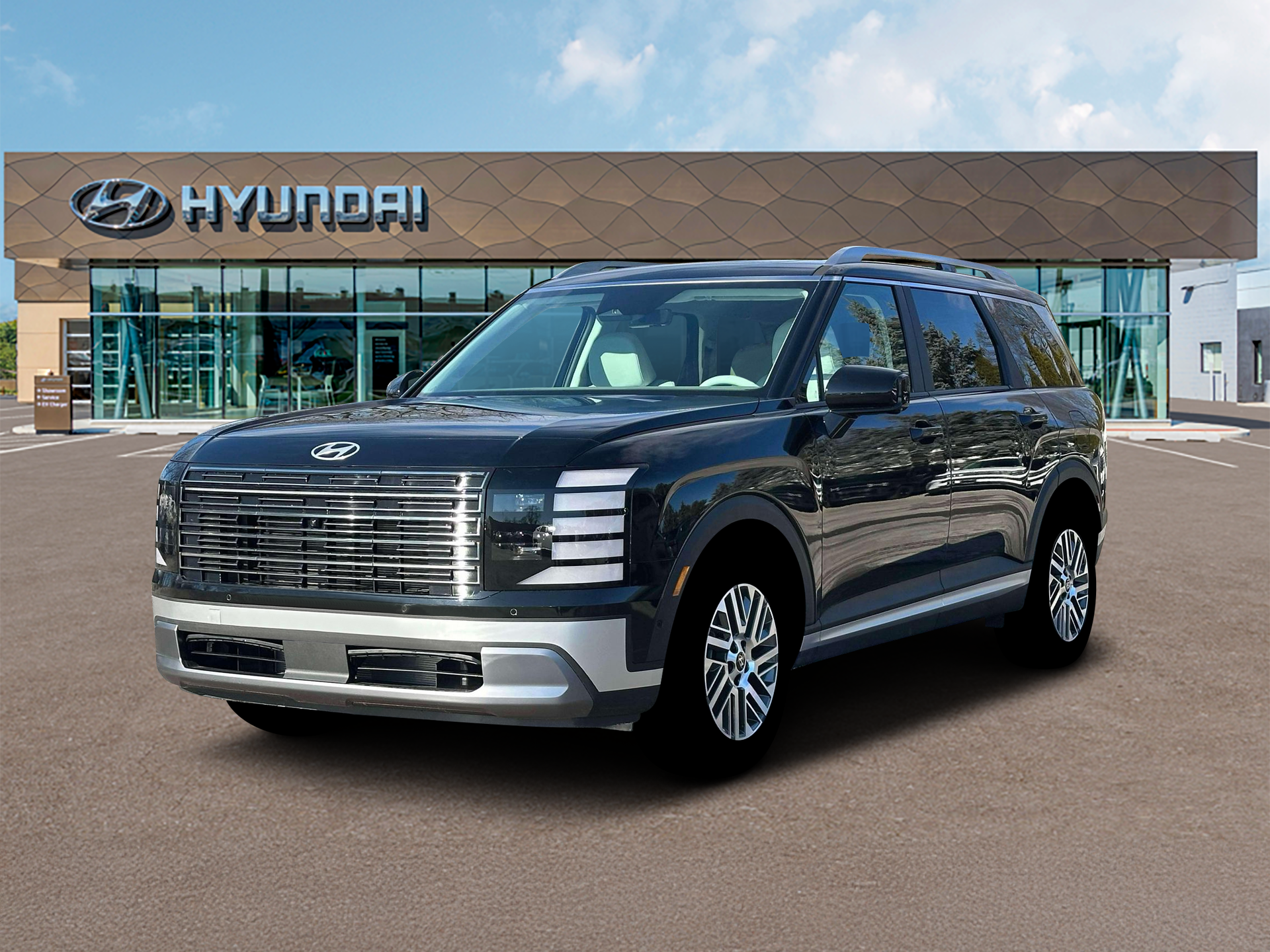 New 2026 Abyss Black Pearl Hyundai SEL Premium AWD image 1